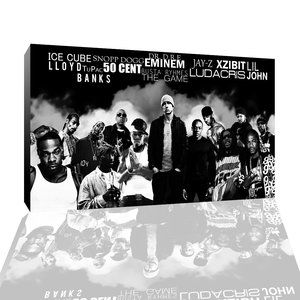 RAP LEGENDS- CANVAS PRINT WALL ART (12X20in)